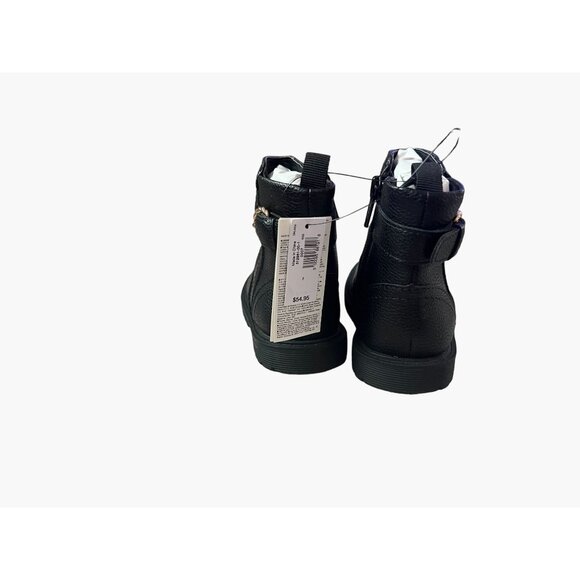 Baby GAP Pebbled Leather Boot Size 7 Girls Gold Buckle Hardware Side Zip for eas - Picture 9 of 10